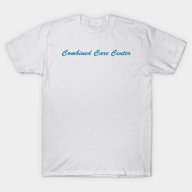 Combined Care Center Text Logo T-Shirt by Mysticfrost